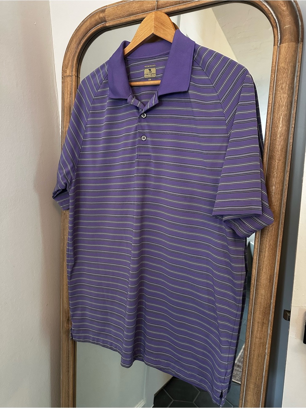 Men's Casual Golf Polo-Lone Cypress